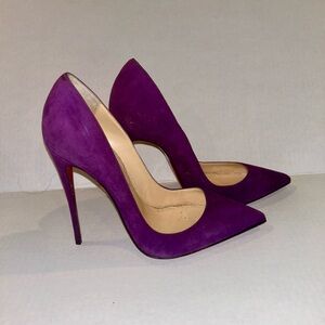 Elegant Purple Christian Louboutin Women's Heels